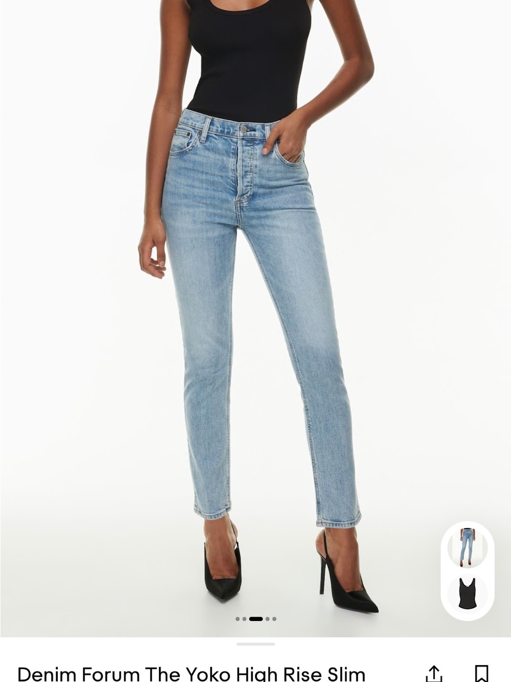 Yoko High-Rise Slim Light Wash Women’s Jeans